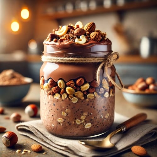 SBD Supps Chocolate Protein Overnight Oats