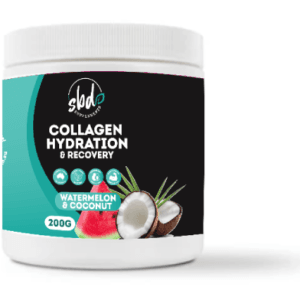SBD Supplements 200g tub Collagen Hydration & Recovery Watermelon & Coconut formula